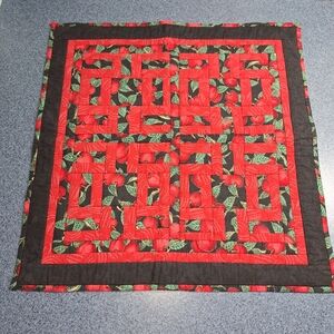 Handmade Apple Quilt, 24.25 x 24 inches